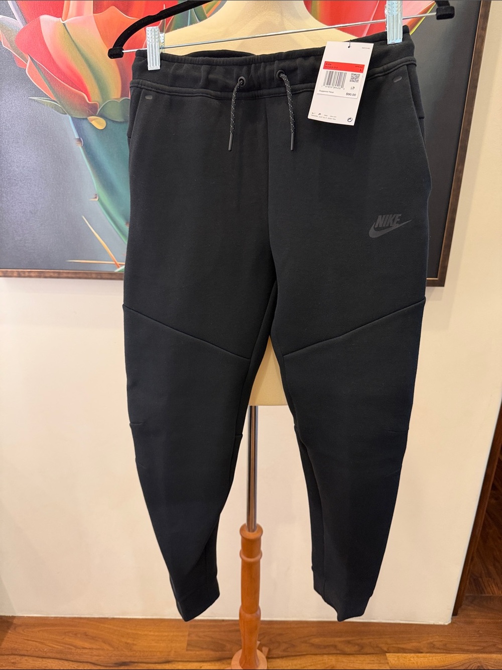 NWT Nike Tech Fleece Black Sweatpants/Joggers